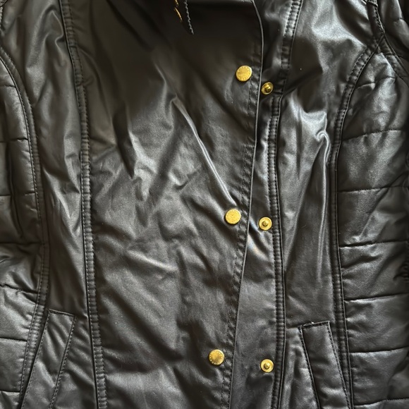 Barbour Black Utility Jacket Waxed Finish - Picture 3 of 9